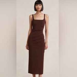 Bec & Bridge Yasmin Dress in Brown - Size 4